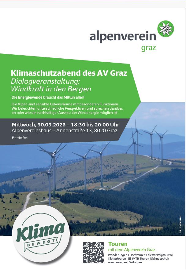 Klimaschutzabend des Alpenverein Graz
